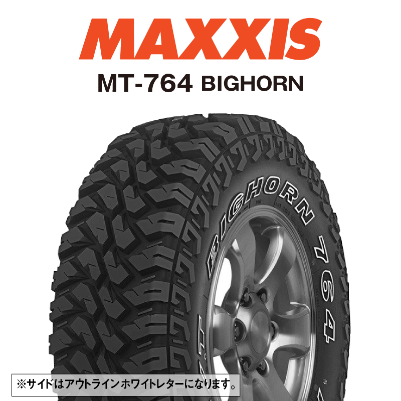 MT-764 BIGHORN アウトラインホワイトレター 225/75R16 の詳細情報 | タイヤスクエアミツヤ