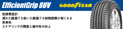 EfficientGrip エフィシェントグリップ SUV FI 正規品 新車装着 サマータイヤのブランドイメージ