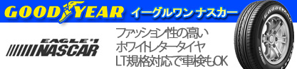 EAGLE #1 NASCAR PLUS ナスカー プラス ホワイトレター サマータイヤのブランドイメージ