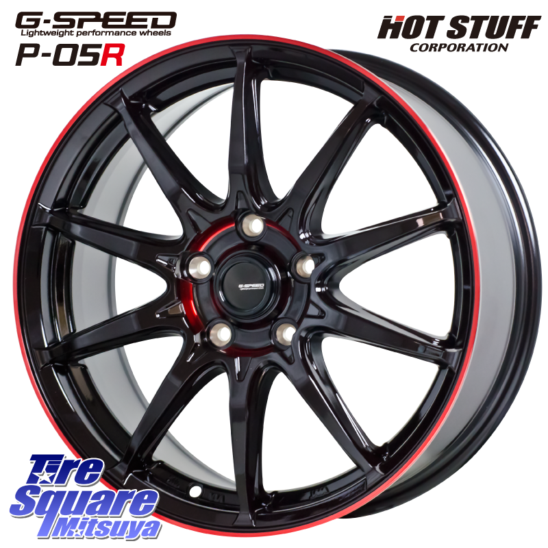 軽量設計 G.SPEED P-05R P05R RED  ホイール 17インチの商品写真