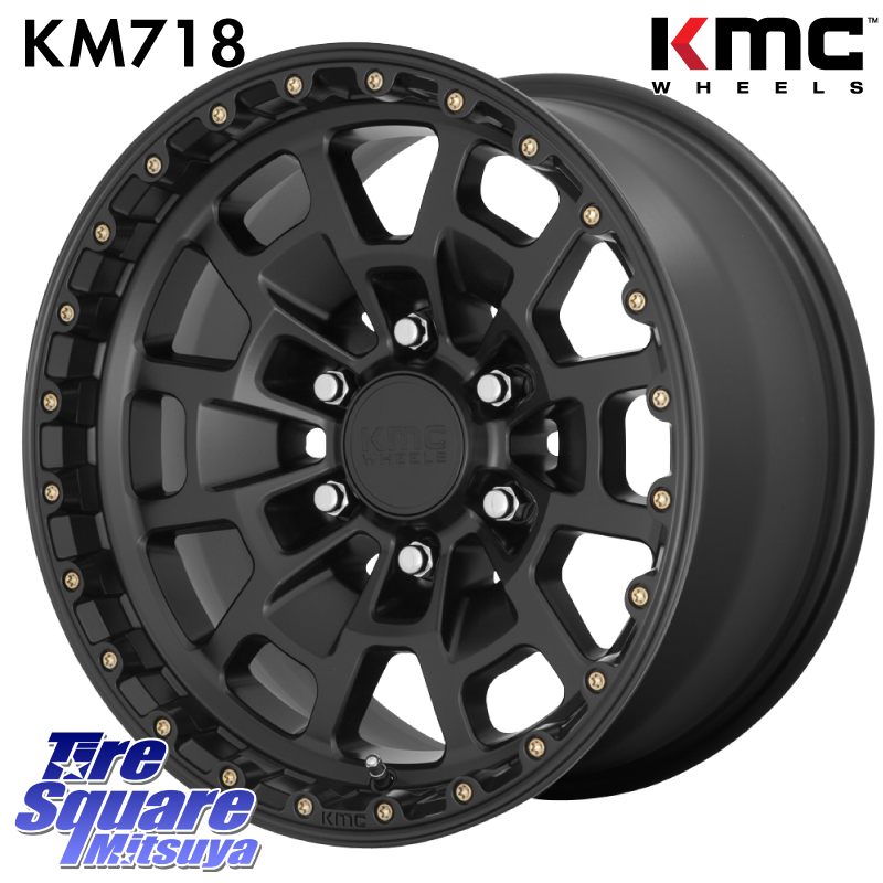 KM718 SUMMIT SatinBlack ホイール  17インチの商品写真