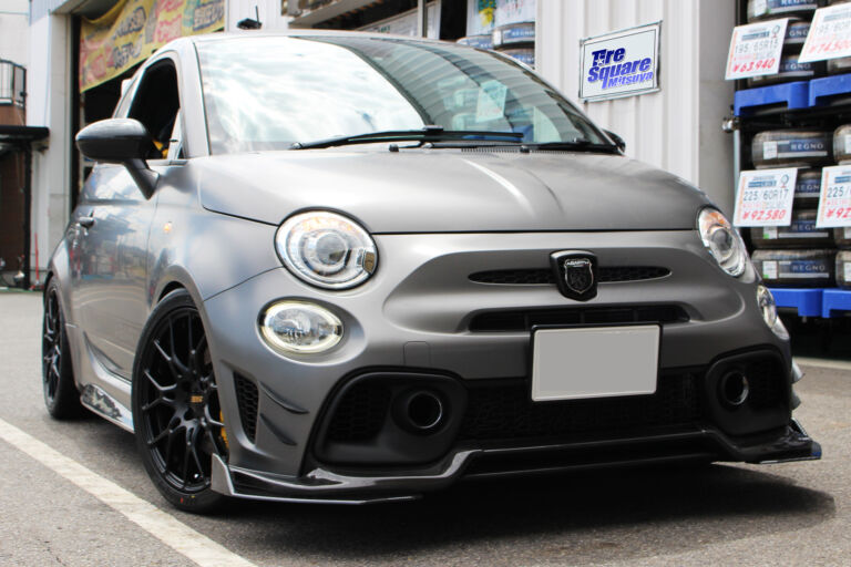 The featured image of ABARTH 595 competizione Momento　 – BBS Japan INTERSPEED IS701 –